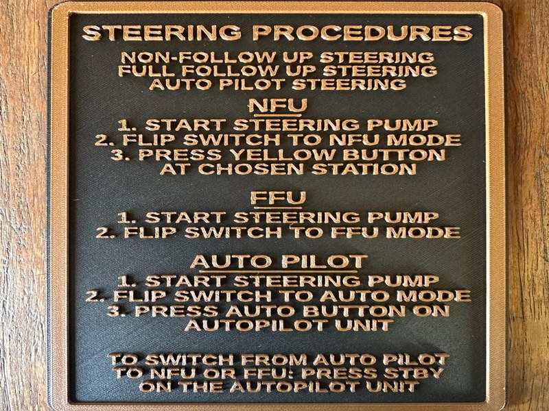Steering Procedures