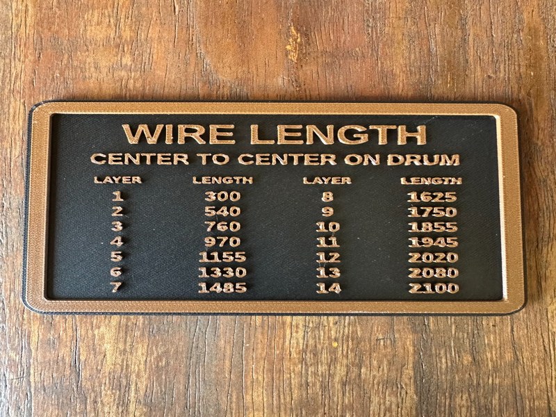 Tow Wire / Capacities